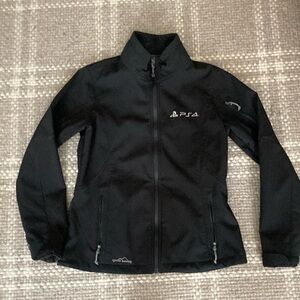 PlayStation4 branded Eddie Bauer Women's Black Waterproof Jacket